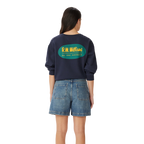 R.M.Williams Unisex 90s Logo Crew Jumper (KCU00BB01) Vintage Navy