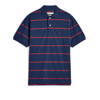 R.M.Williams Mens Ashfield Stripe Polo (KP210QS12) Vintage Blue