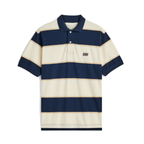 R.M.Williams Mens Balmain Stripe Polo (KP210QS13) Ecru/Navy