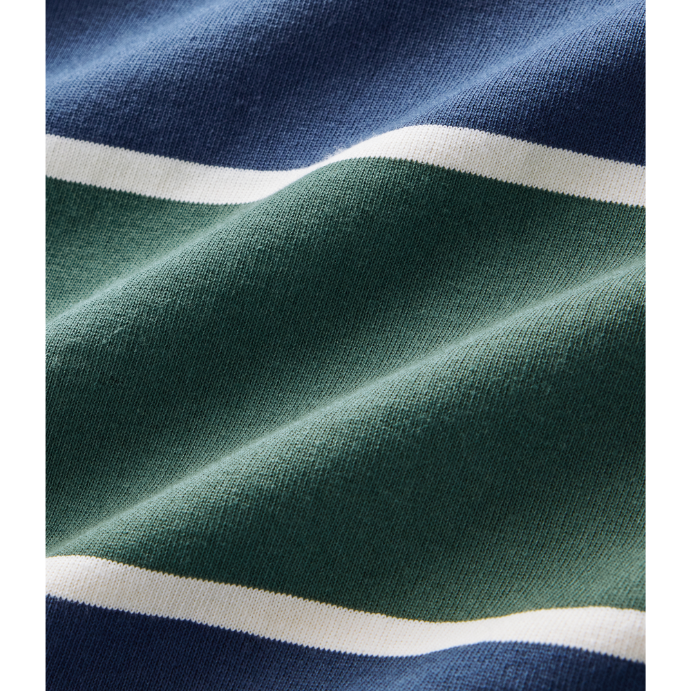 R.M.Williams Mens Balmain Stripe Rugby (KR200RJ19) Pine/Blue