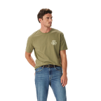 R.M.Williams Unisex Boots S/S Tee (KDU10JE08) Sage