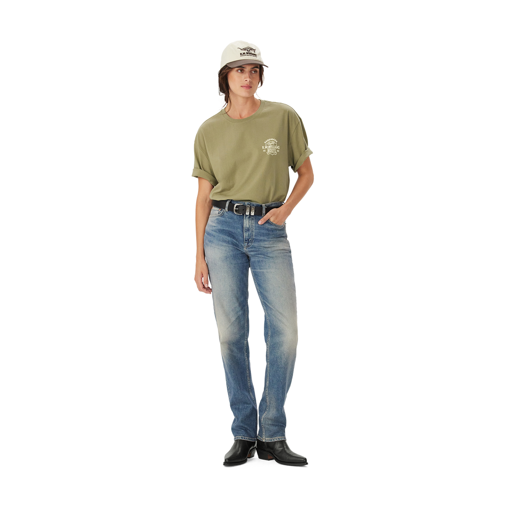R.M.Williams Unisex Boots S/S Tee (KDU10JE08) Sage