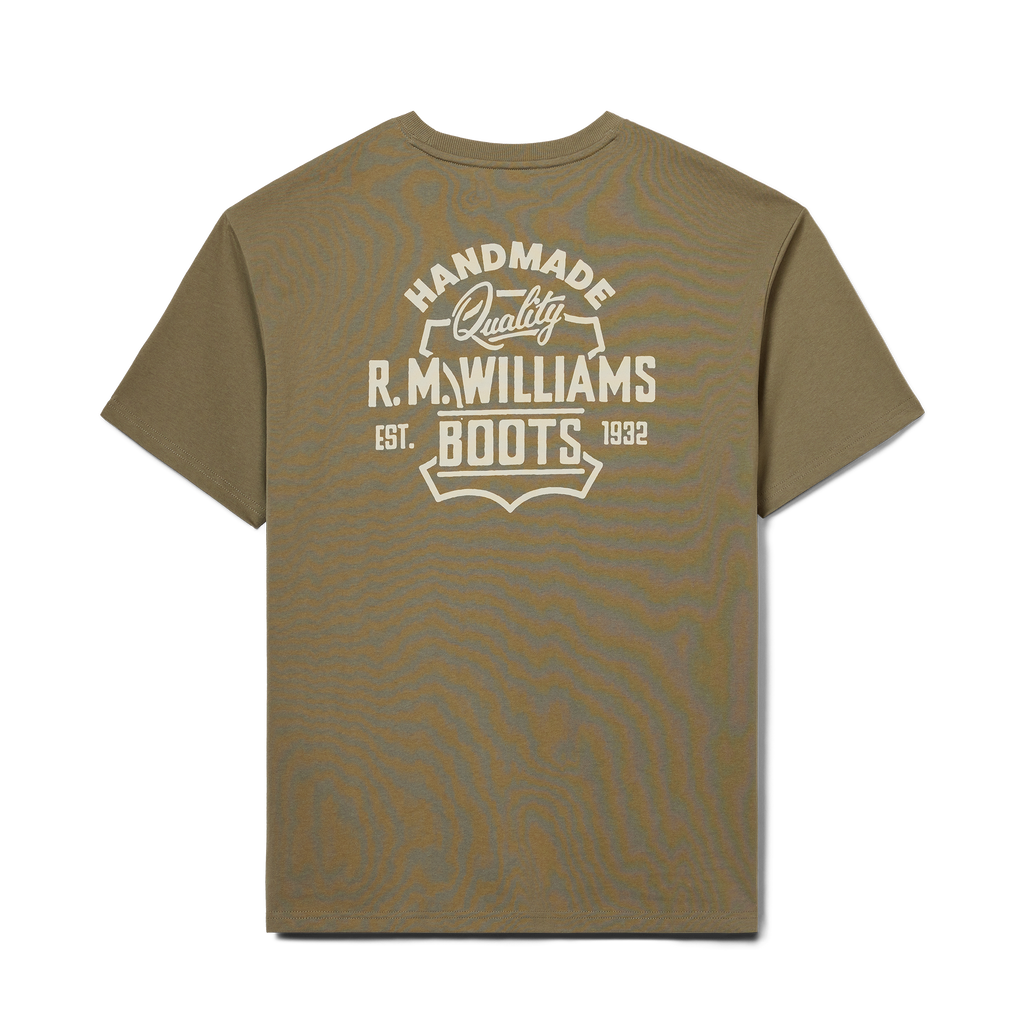 R.M.Williams Unisex Boots S/S Tee (KDU10JE08) Sage