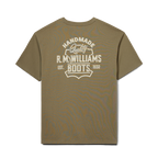 R.M.Williams Unisex Boots S/S Tee (KDU10JE08) Sage