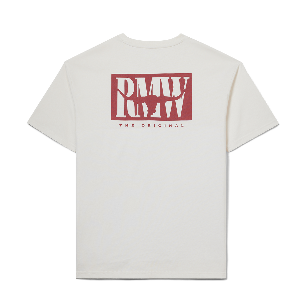 R.M.Williams Mens Branded S/S Tee (KDU10JE07) White