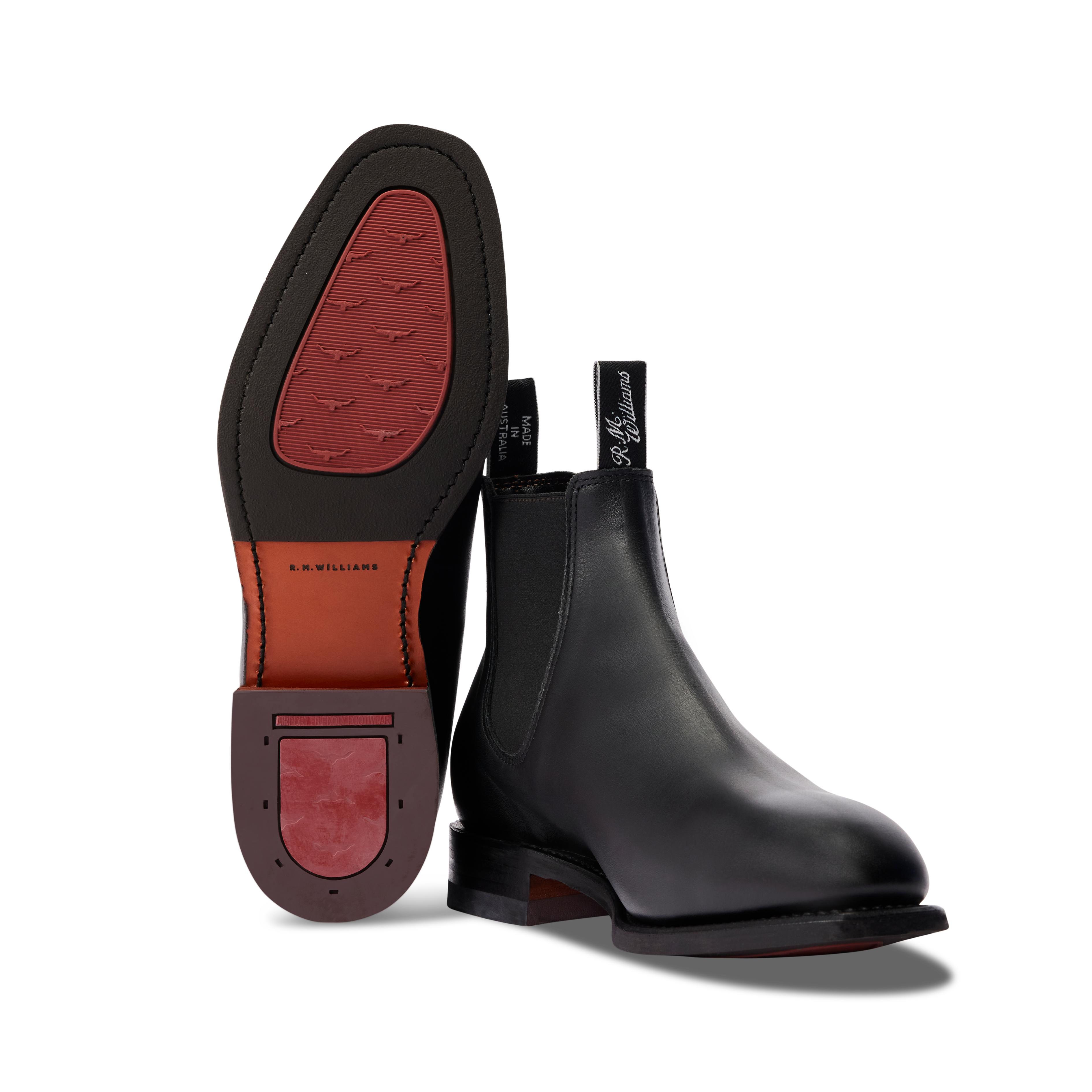 R.M.Williams Mens Dynamic Flex Craftsman Boots (B543YM) Black