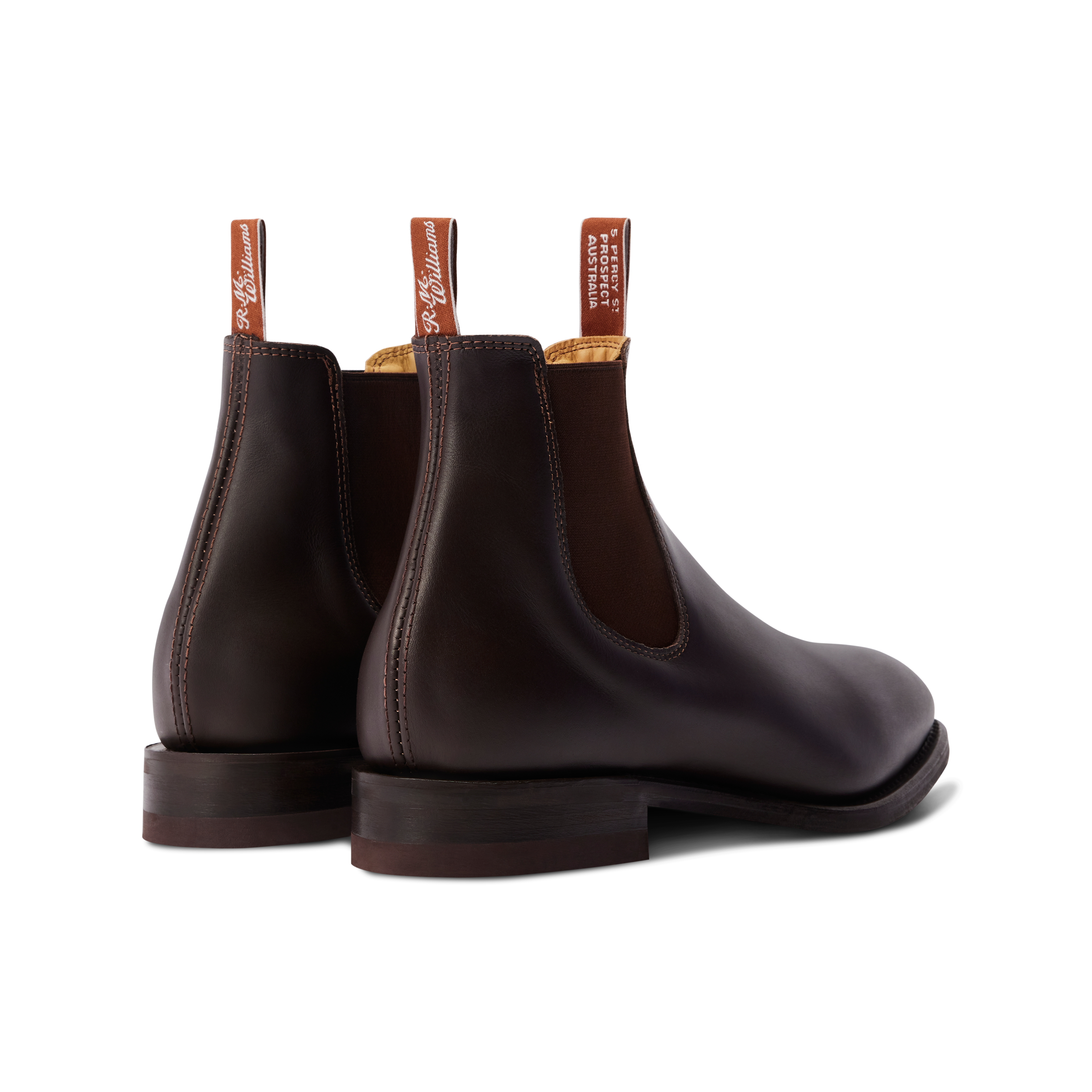 R.M.Williams Mens Dynamic Flex Craftsman Boots (B543YM) Chestnut