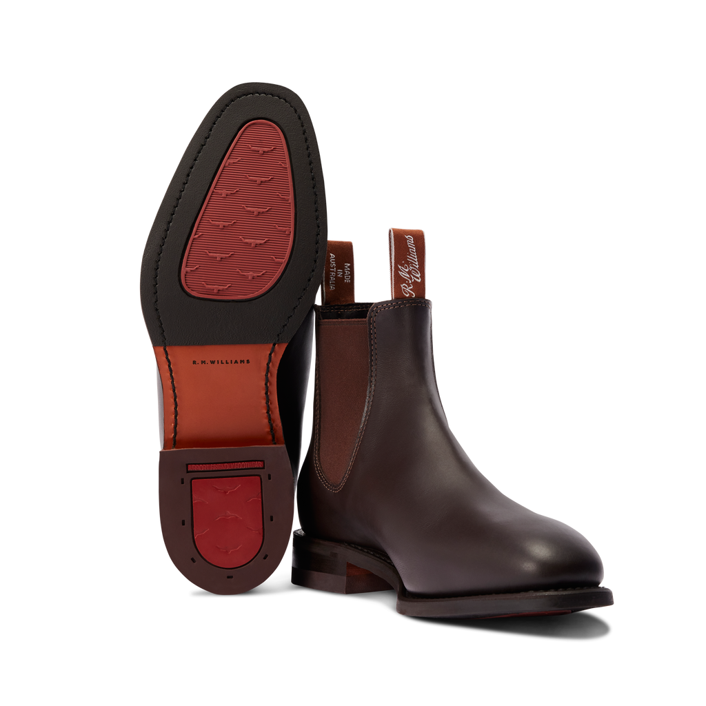 R.M.Williams Mens Dynamic Flex Craftsman Boots (B543YM) Chestnut