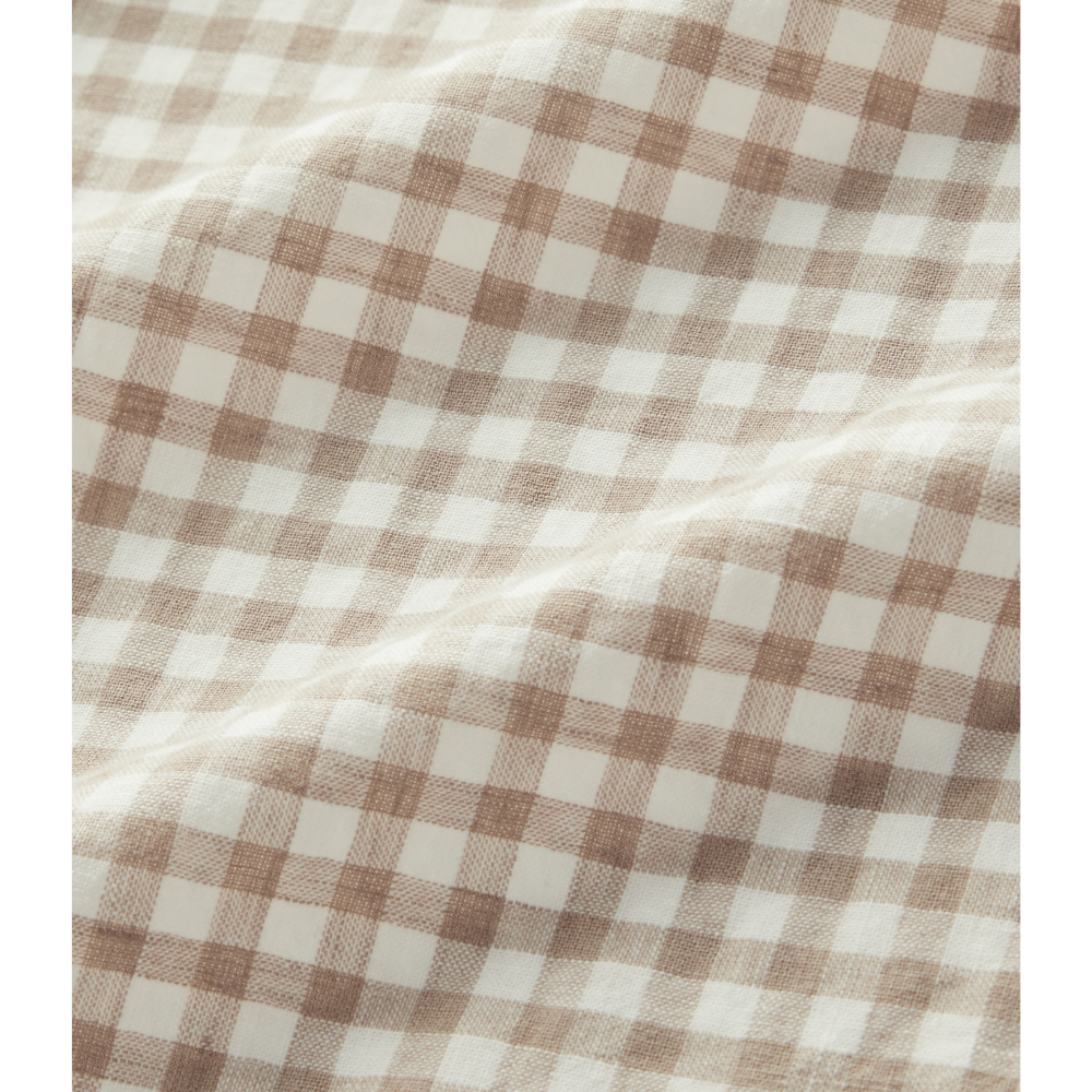 R.M.Williams Mens Johnson S/S Check Shirt (SHF11CL01) Tan