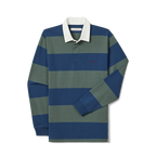R.M.Williams Mens Jones Stripe Rugby (KR200RJ16) Ensign Blue