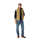 R.M.Williams Mens Kalkite Padded Vest (JV237NN01) Tan
