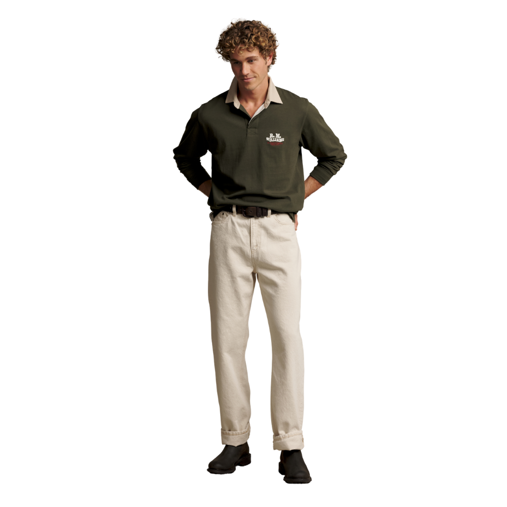 R.M.Williams Mens Kandos Rugby (KR200RJ23) Dark Khaki