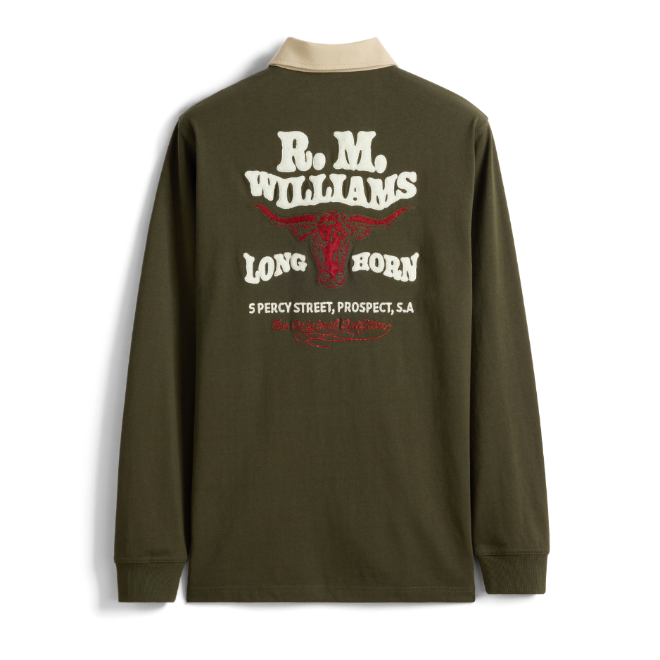 R.M.Williams Mens Kandos Rugby (KR200RJ23) Dark Khaki