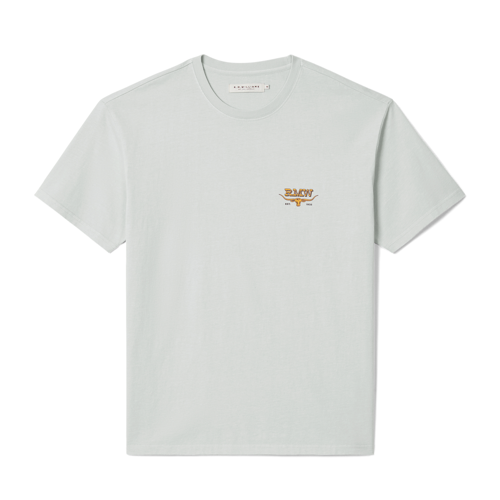 R.M.Williams Mens Louth S/S Tee (KDU10JE05) Salt