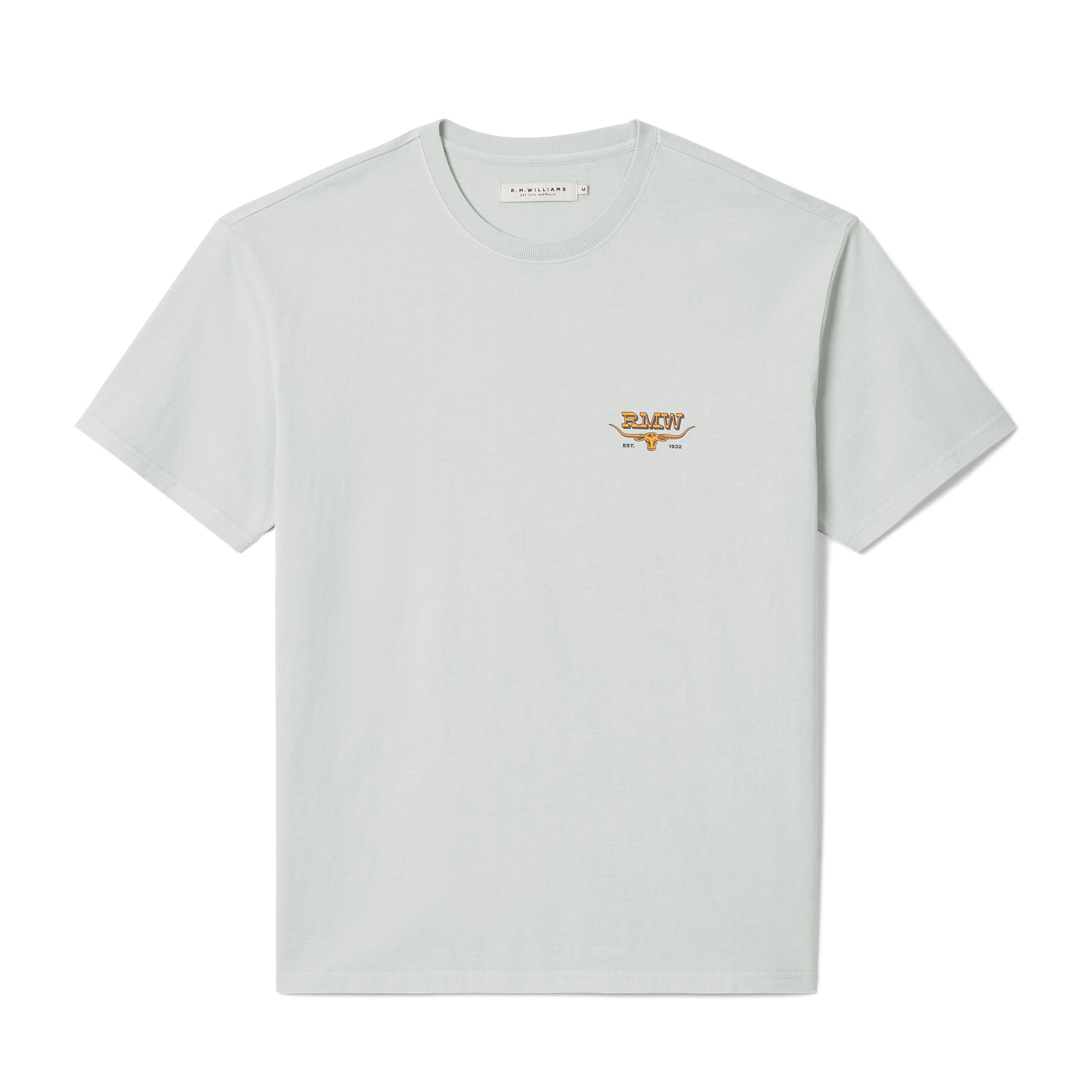 R.M.Williams Mens Louth S/S Tee (KDU10JE05) Salt