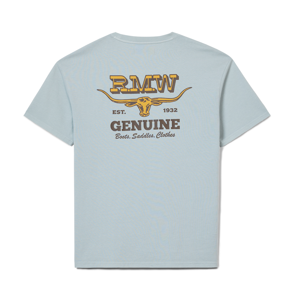 R.M.Williams Mens Louth S/S Tee (KDU10JE05) Salt