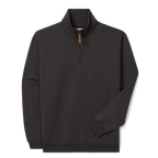 R.M.Williams Mens Mulyungarie 1/4 Zip Sweatshirt (KZU00BB03) Charcoal Flat Lay