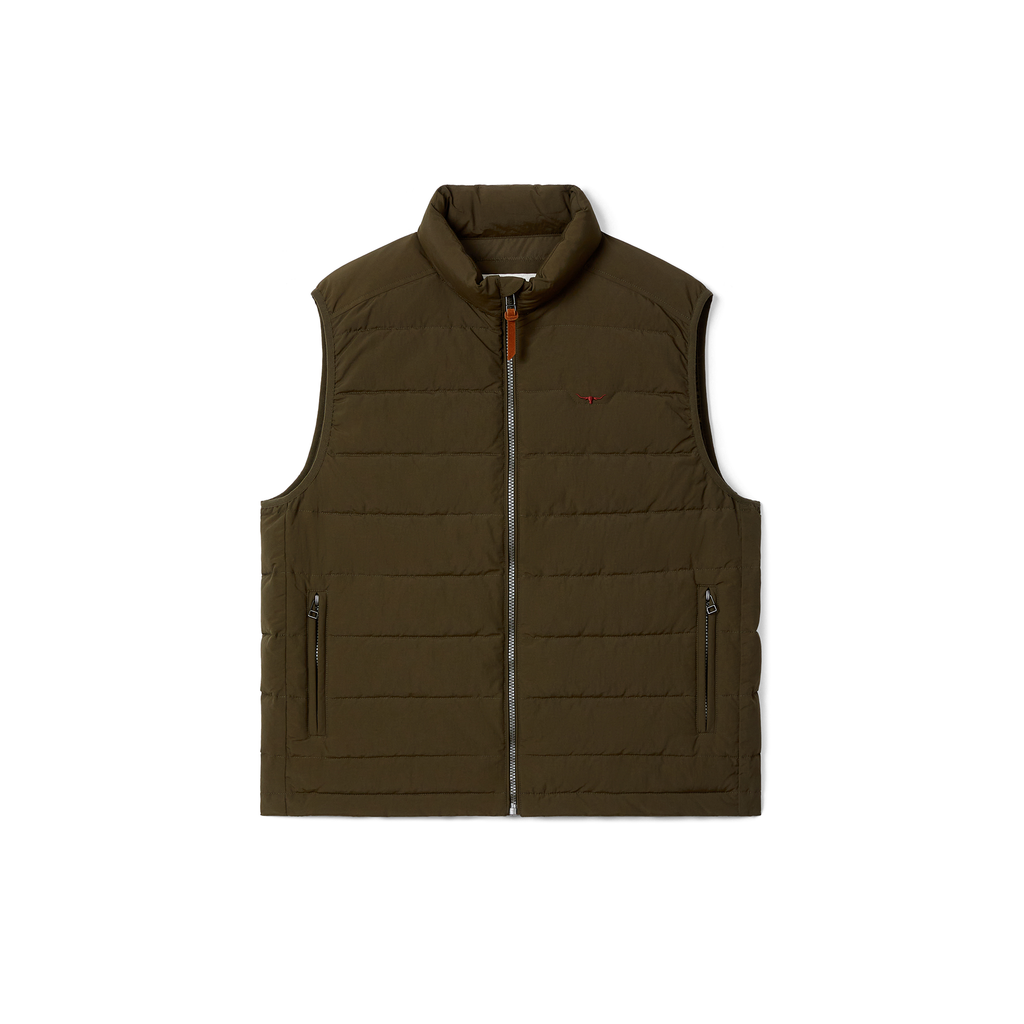 R.M.Williams Mens Rydal Padded Vest (JV235NN01) Fatigue