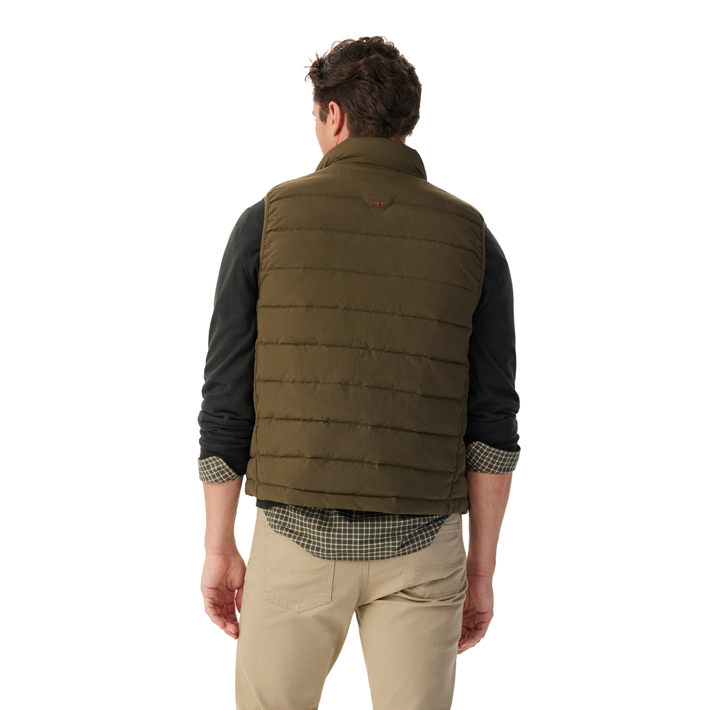 R.M.Williams Mens Rydal Padded Vest (JV235NN01) Fatigue