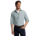 R.M.Williams Mens Sommers Poplin L/S Stripe Shirt (SH200PM03) Pine