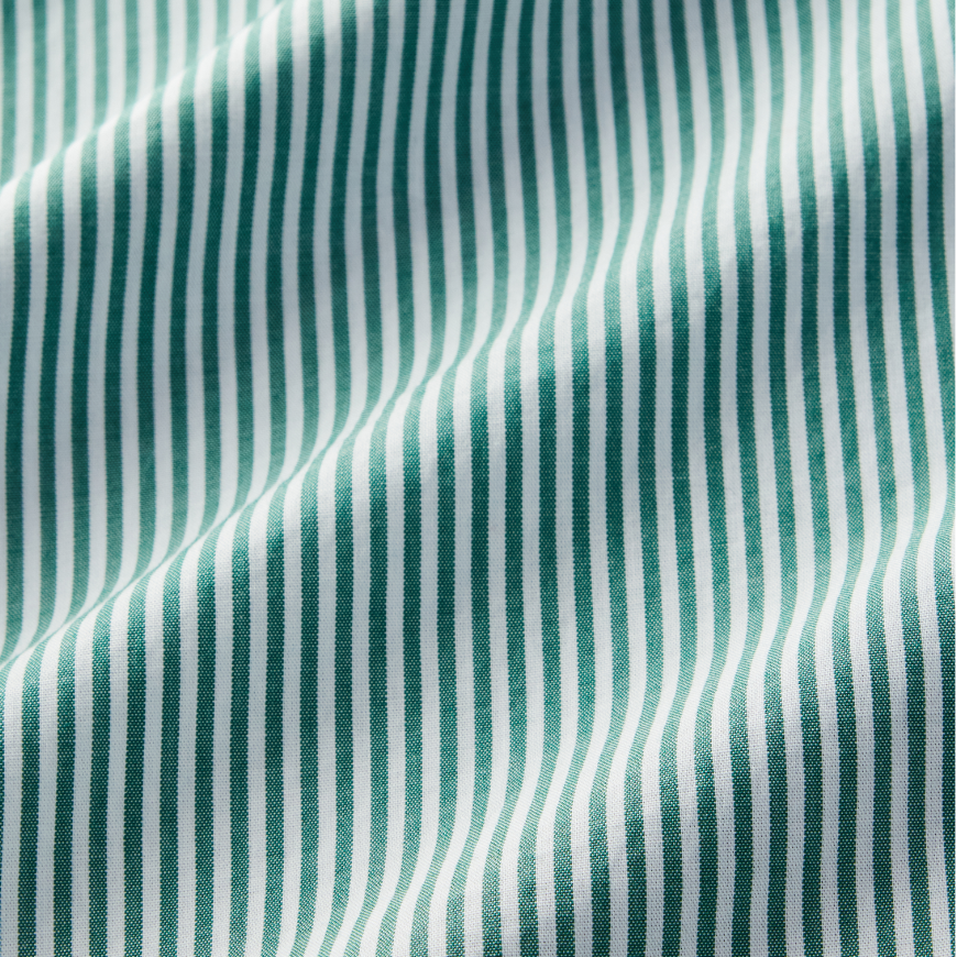 R.M.Williams Mens Sommers Poplin L/S Stripe Shirt (SH200PM03) Pine