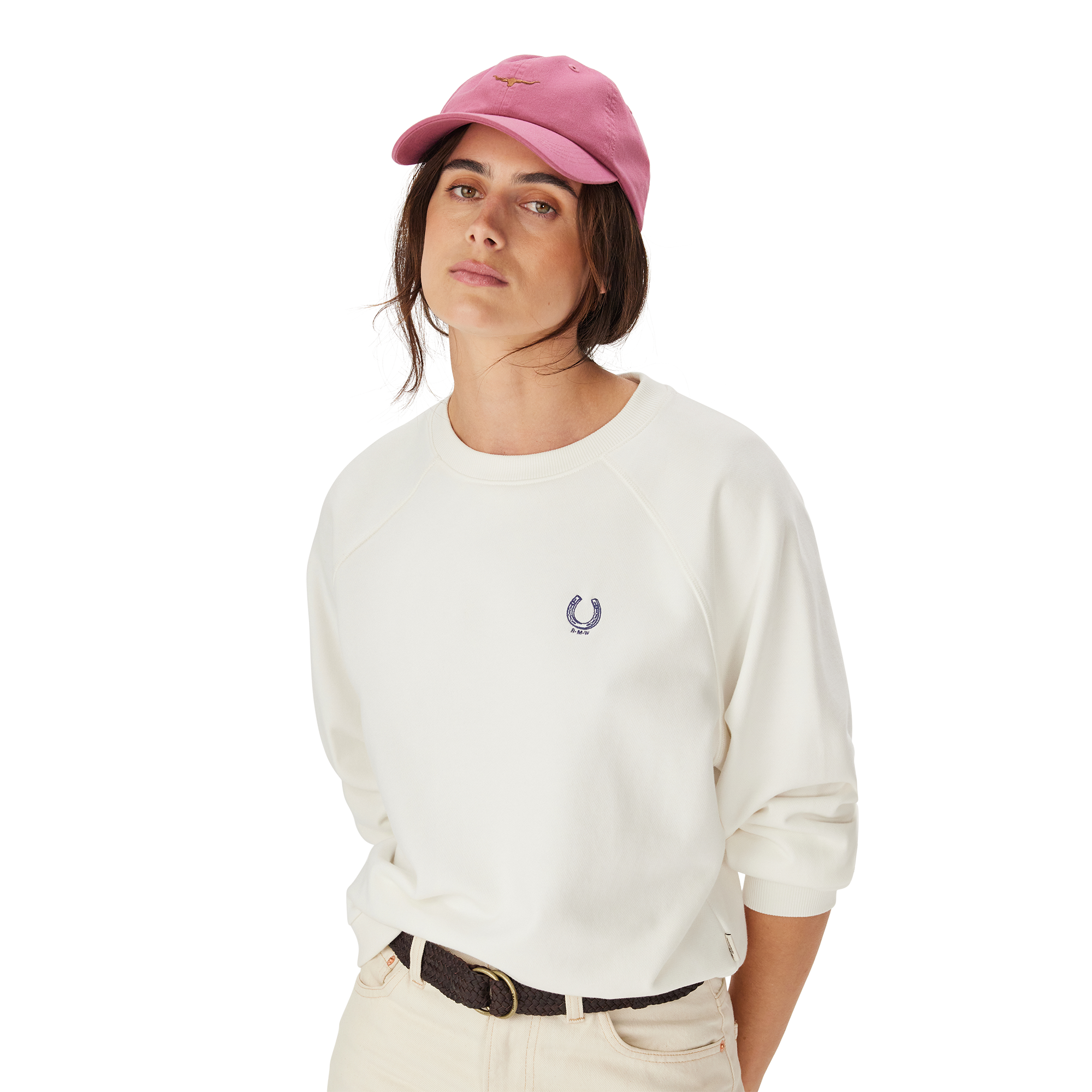 R.M.Williams Mini Longhorn Twill Cap (ACX9OWI24) Fuchsia