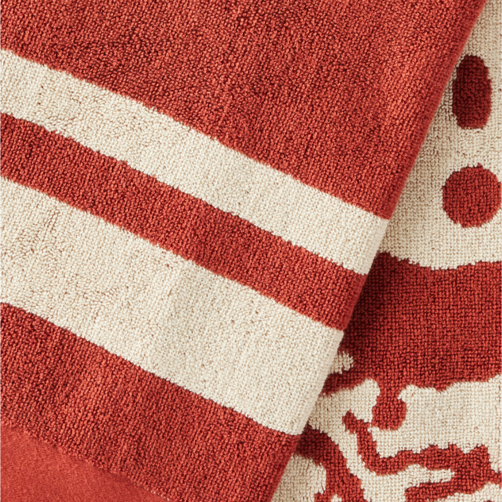 R.M.Williams  Original Outfitter Towel (LSLCOCO07) Faded Red