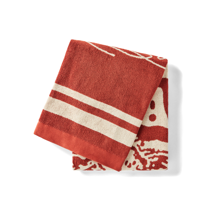 R.M.Williams  Original Outfitter Towel (LSLCOCO07) Faded Red