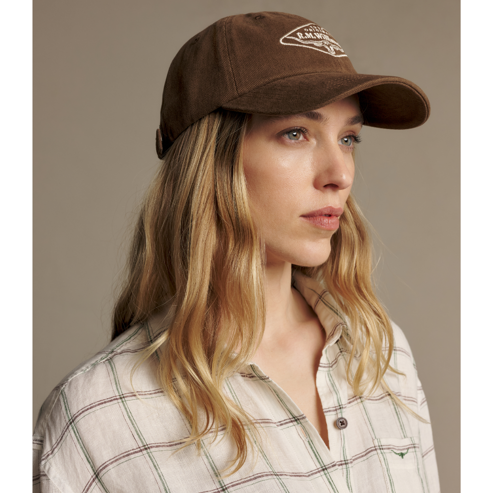 R.M.Williams Original RMW Heavy Twill Cap (ACX9OCT05) Cinnamon