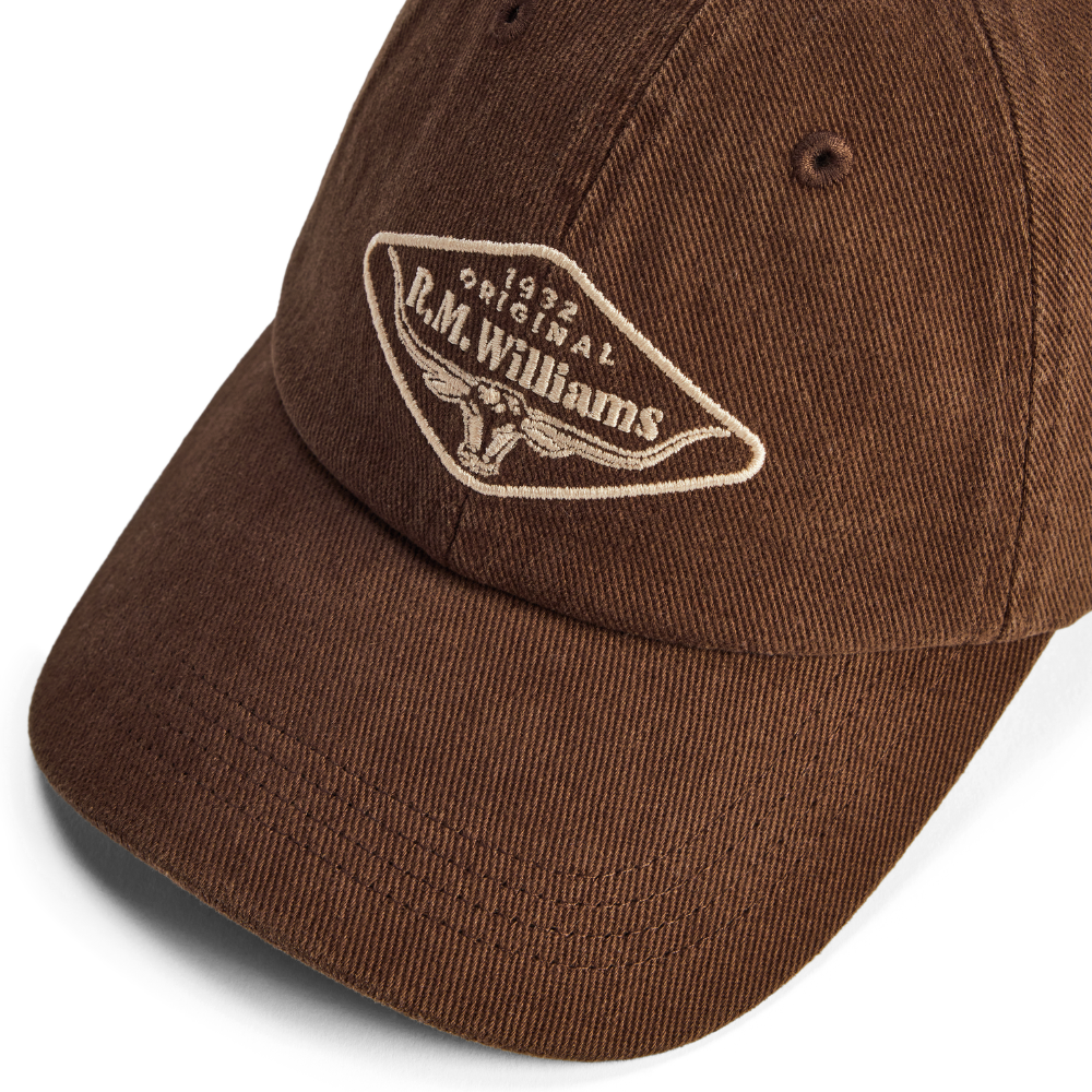 R.M.Williams Original RMW Heavy Twill Cap (ACX9OCT05) Cinnamon