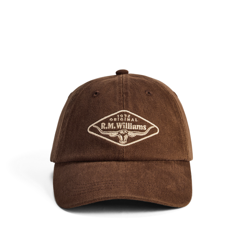 R.M.Williams Original RMW Heavy Twill Cap (ACX9OCT05) Cinnamon