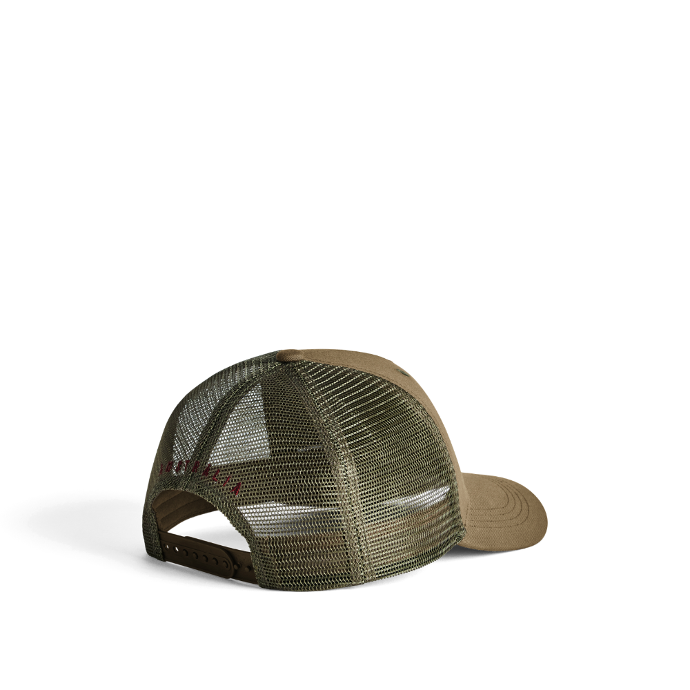 R.M.Williams  RMW Longhorn Trucker Cap (ACX9OCT06) Dark Olive