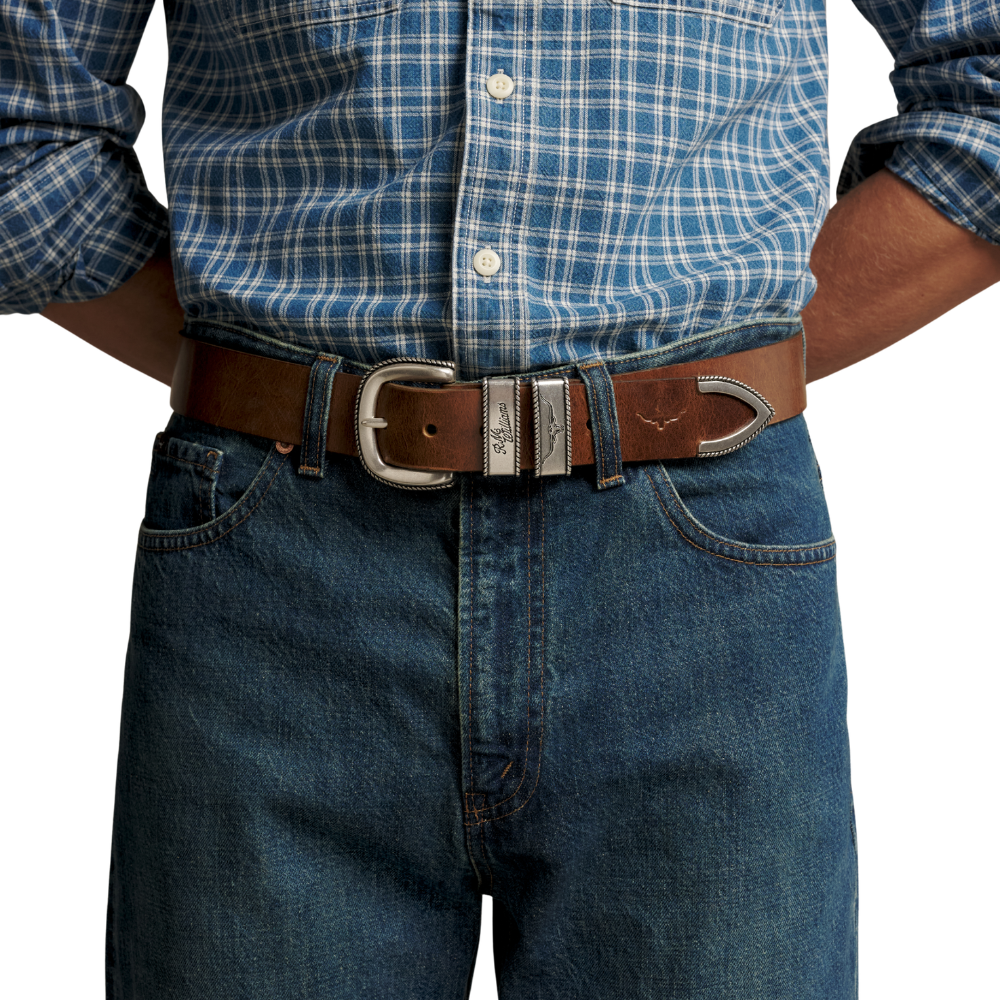 R.M.Williams  Rope Drover Belt (BSF5DDA01) Caramel