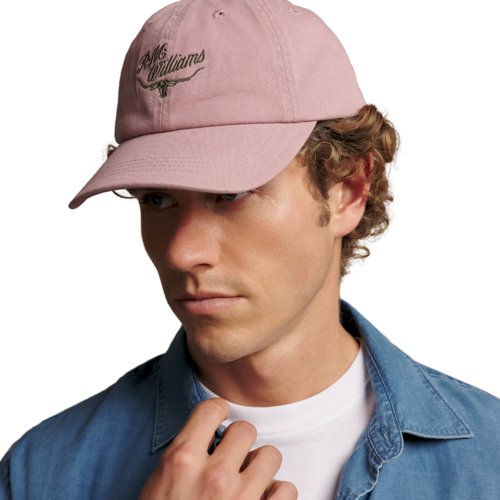 R.M.Williams  Script Longhorn Cap (ACX9OCT08) Mauve