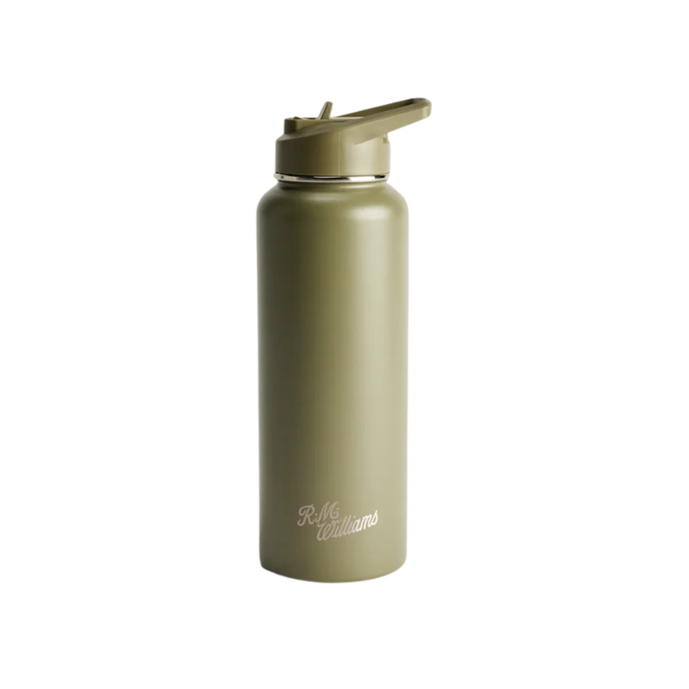 R.M.Williams Straw Cap Water Bottle (LSRCO9901) Khaki