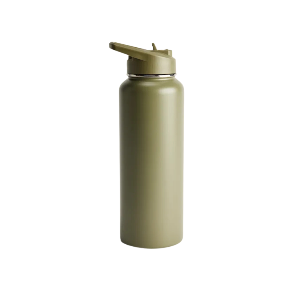 R.M.Williams Straw Cap Water Bottle (LSRCO9901) Khaki