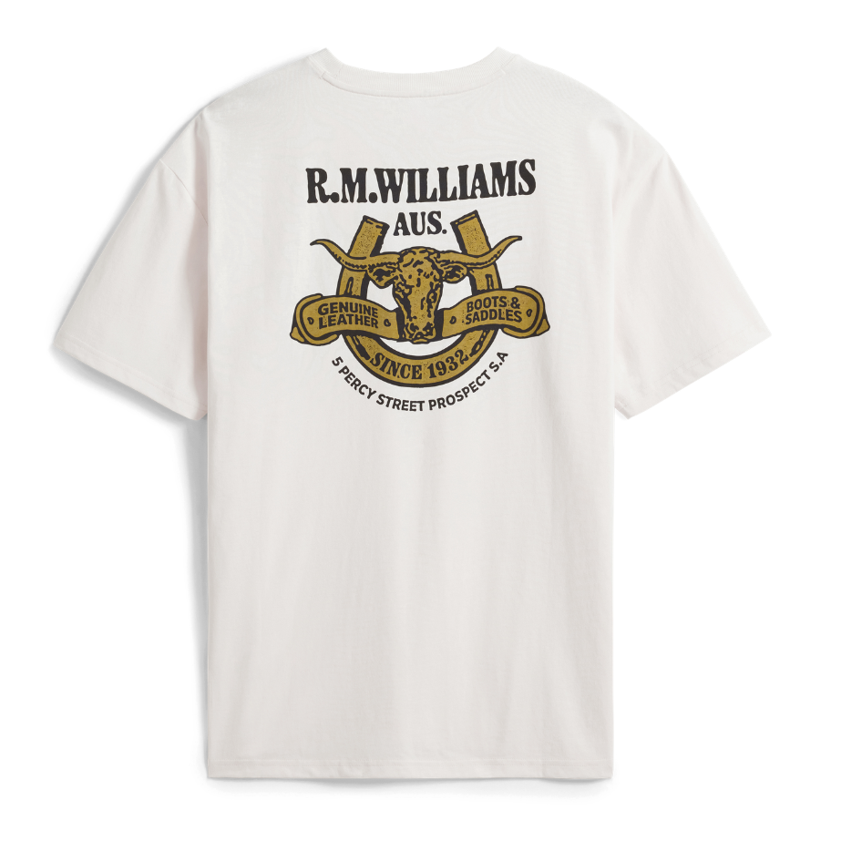 R.M.Williams Unisex Blyth S/S Tee (KDU10JE13) White