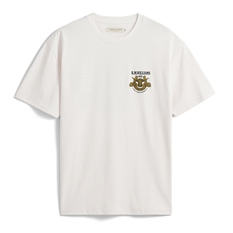 R.M.Williams Unisex Blyth S/S Tee (KDU10JE13) White