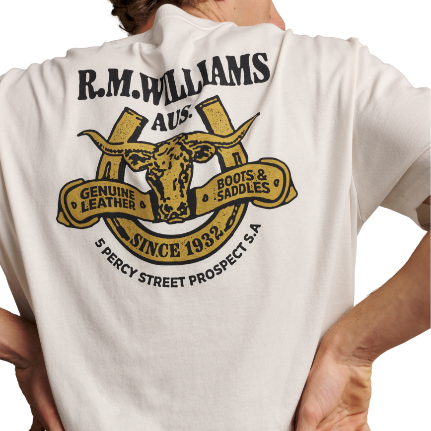 R.M.Williams Unisex Blyth S/S Tee (KDU10JE13) White