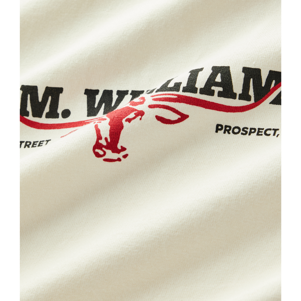 R.M.Williams Unisex Holt S/S Tee (KDU10JE19) Vintage White