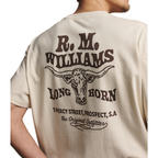R.M.Williams Unisex Kandos S/S Tee (KDU10JE20) Ecru