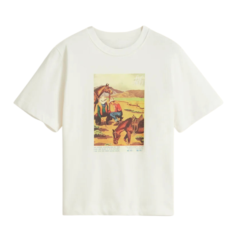 R.M.Williams Womens Archive Advert S/S Tee (KDX10JE04) White