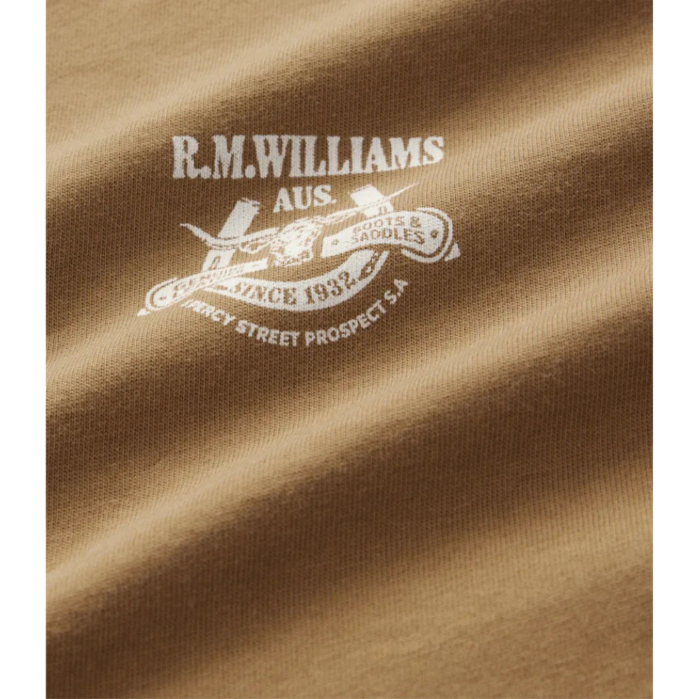 R.M.Williams Womens Blyth S/S Tee (KDX10JE05) Dark Sand