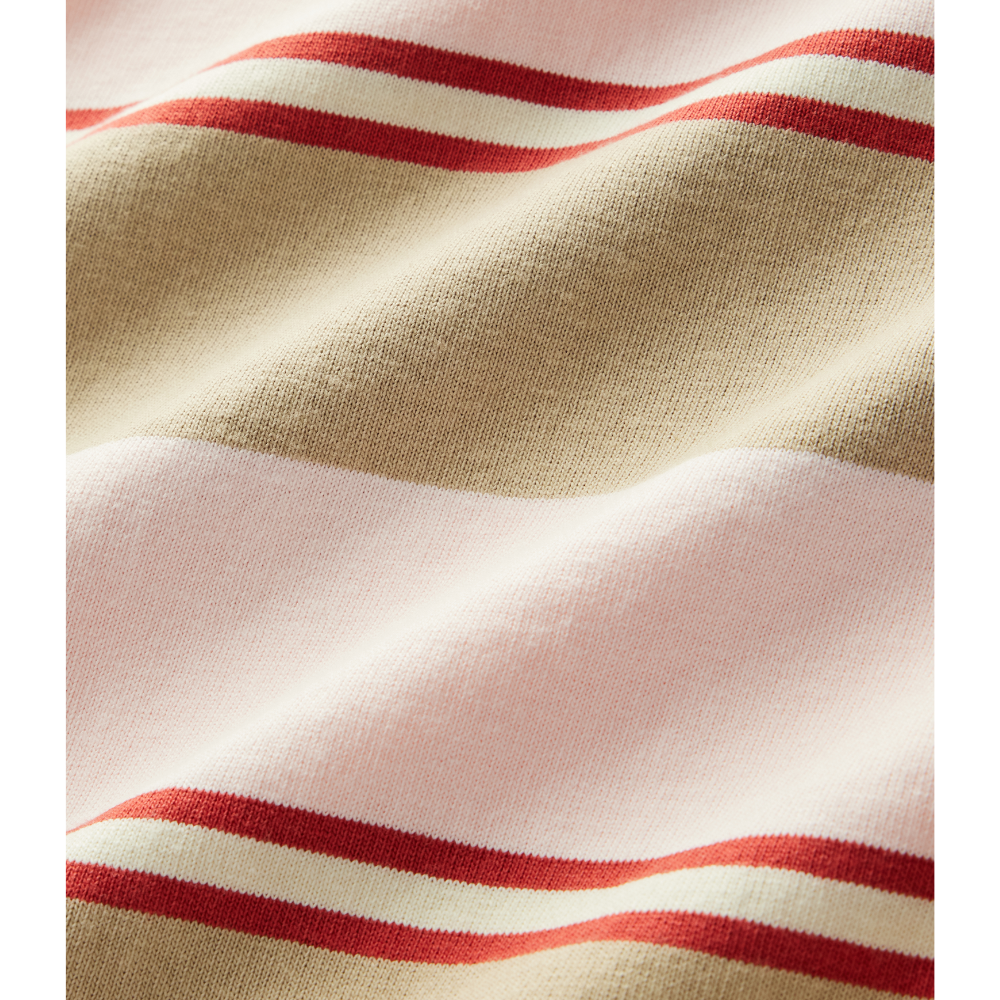 R.M.Williams Womens Narran Heritage Stripe Rugby (KRR00RJ08) Pink/Sand