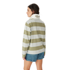 R.M.Williams Womens Narran Stripe Rugby (KRR00RJ01) Lichen