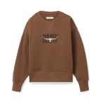 R.M.Williams Womens RMW Heritage Crew Sweatshirt (KCR00BB01) Brown Bark