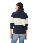 R.M.Williams Womens Trickett Panel Sweatshirt (KZR00BB01) French Navy