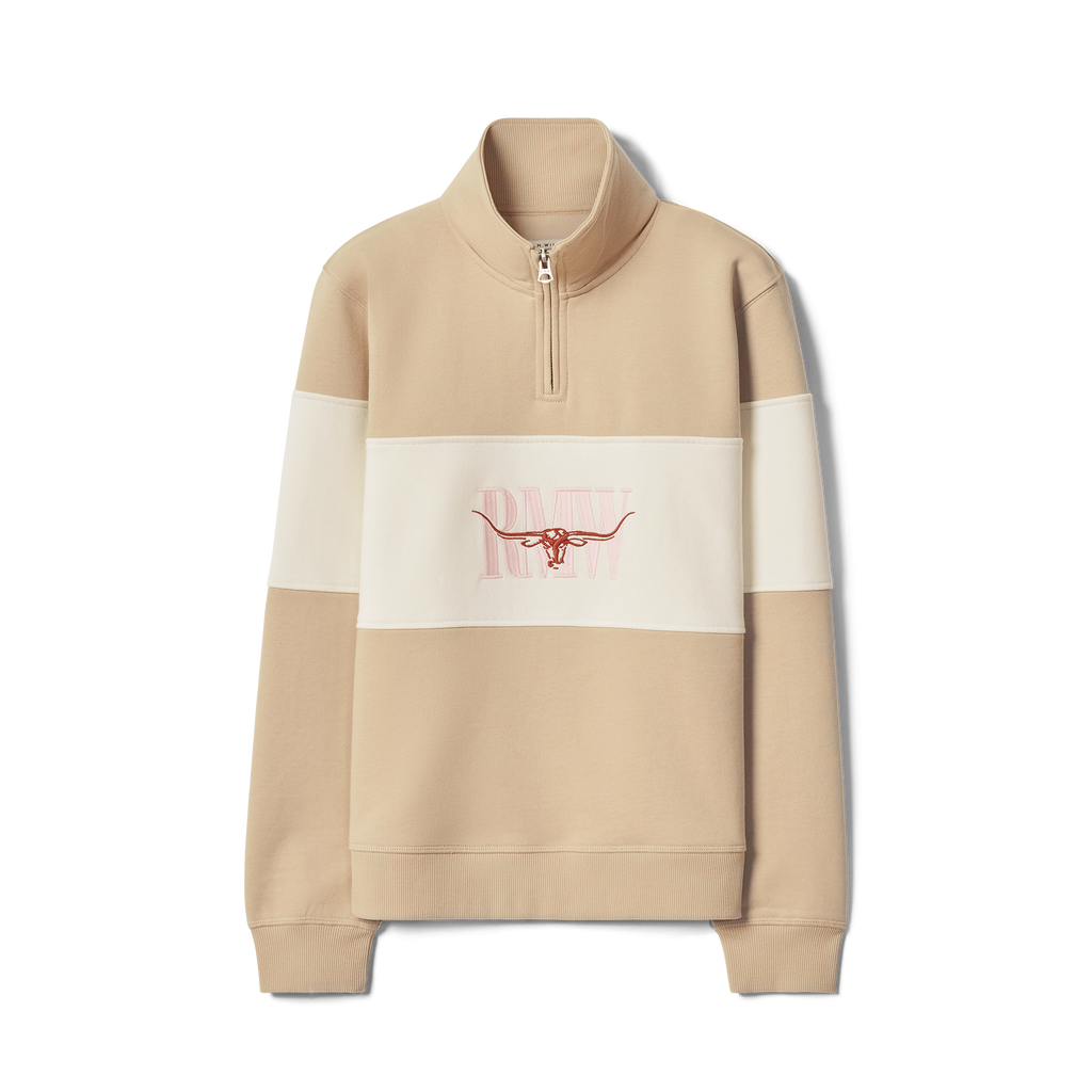 R.M.Williams Womens Trickett Panel Sweatshirt (KZR00BB01) Sand