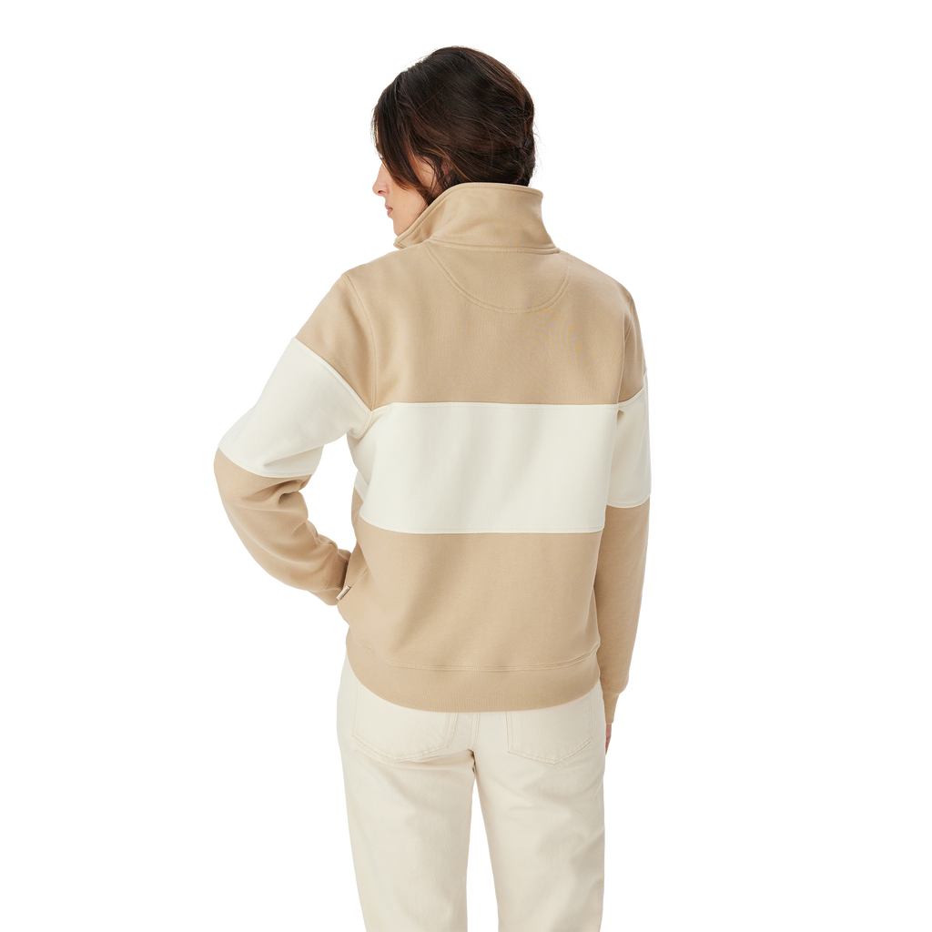 R.M.Williams Womens Trickett Panel Sweatshirt (KZR00BB01) Sand