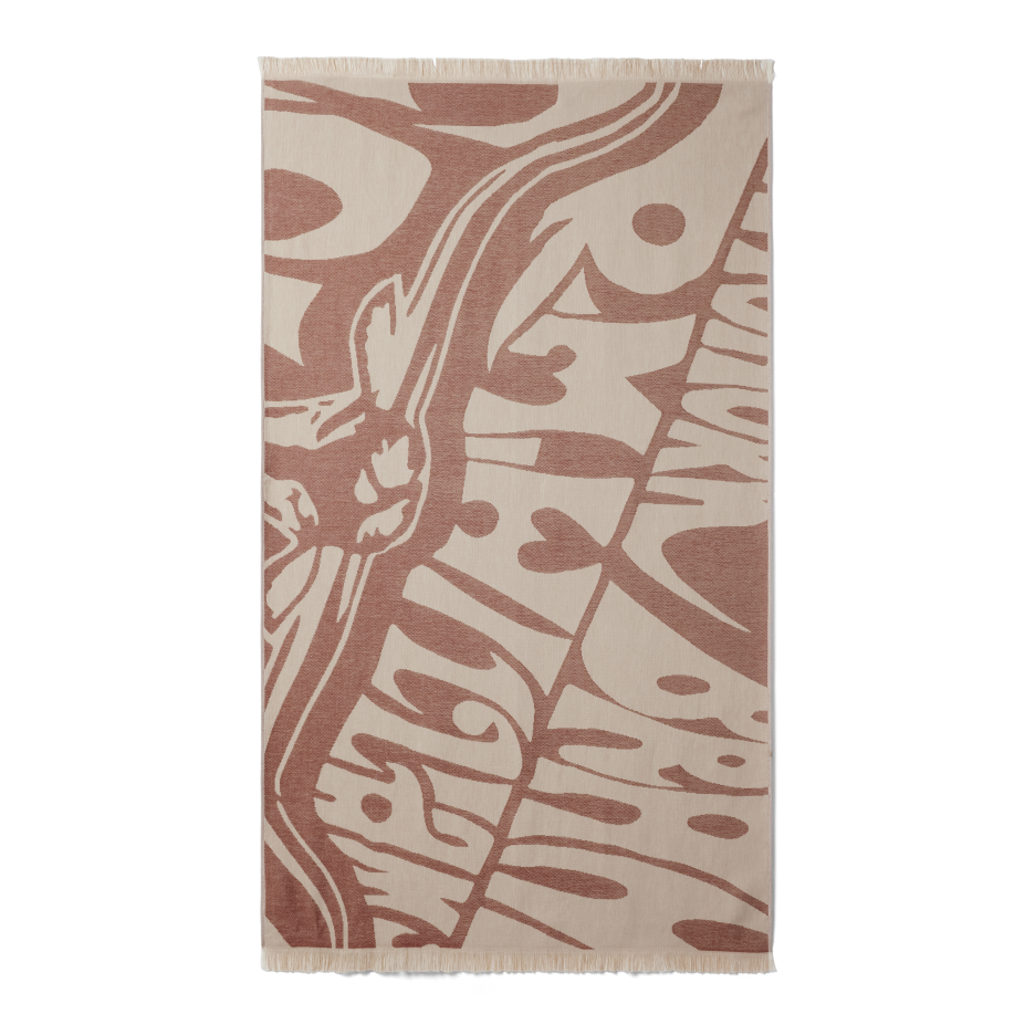 R.M.Williams Longhorn Towel (LSLCOCO01) Rustic Brown